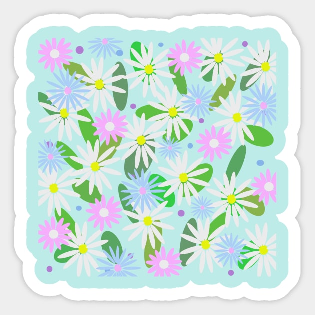 summer flowers Sticker by designInk